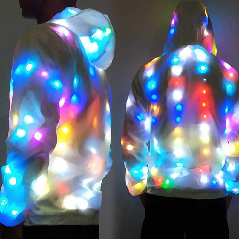 Men LED Luminous Clothes Colorful