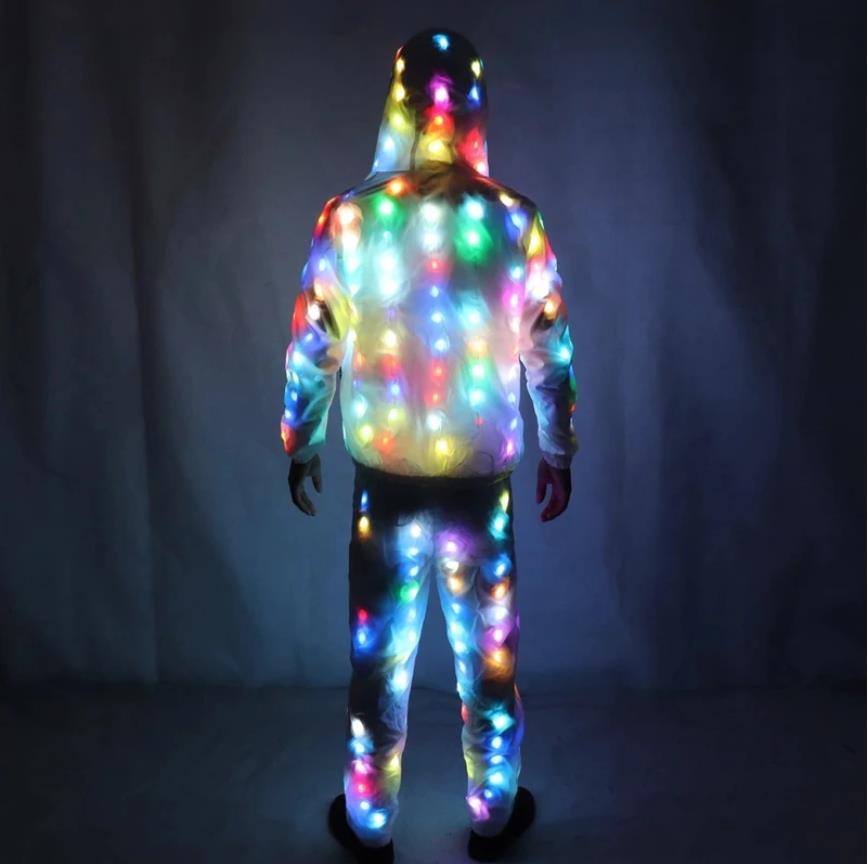 Men LED Luminous Clothes Colorful